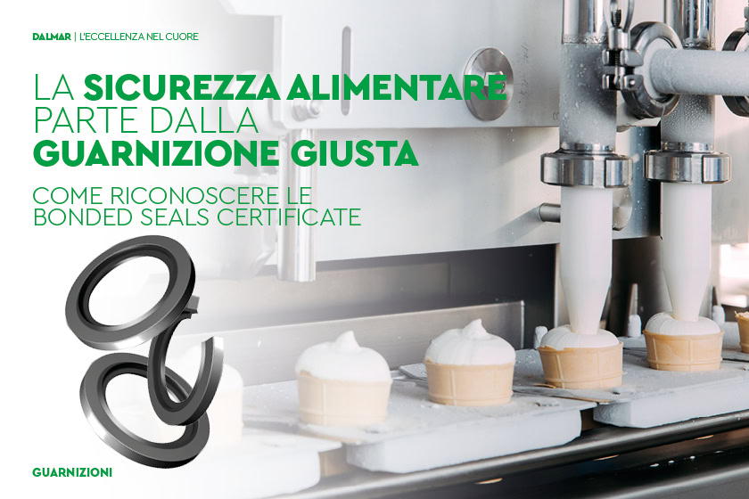 Bonded seals per il settore alimentare